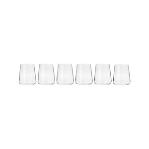 6pc Krosno Avant Garde 430ml Glass Tumbler Set - Clear
