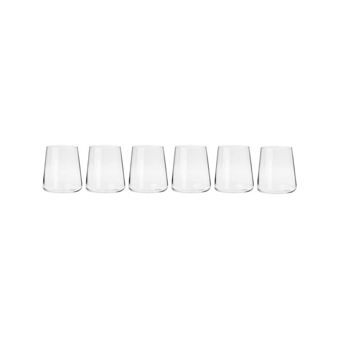 6pc Krosno Avant Garde 430ml Glass Tumbler Set - Clear