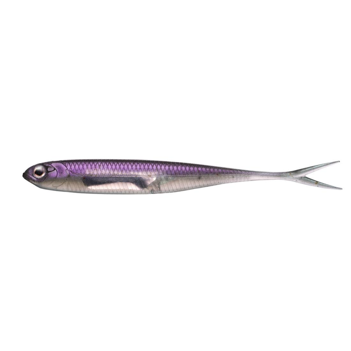 Fish Arrow Flash J Split SW 4" Soft Plastic Fishing Lure 122 Keimura Purple / Silver