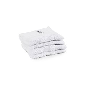 4pc Onkaparinga 30x30cm Cotton Avalon Bathroom Face Washers Set 550GSM White