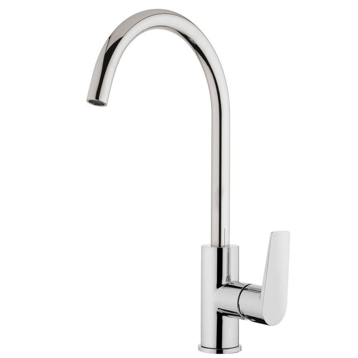 Foreno Vienna Gooseneck Sink Mixer Chrome