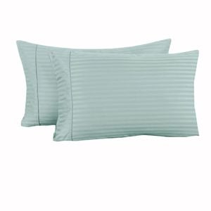 Accessorize 325TC Pair of Cuffed Standard Pillowcases 48 cm x 70 cm Blue