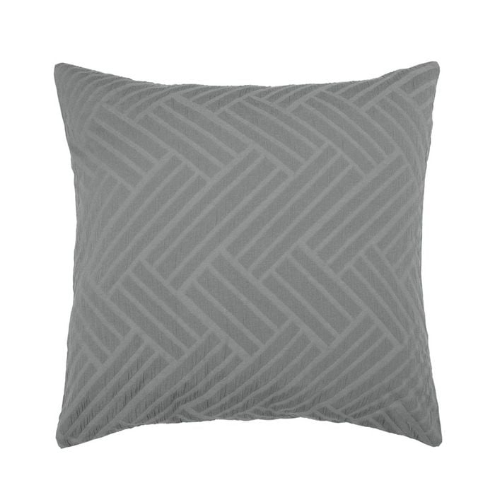 Panama Jacquard Steel European Pillowcase