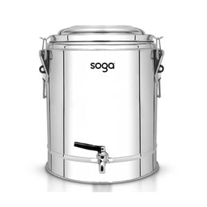 SOGA 50L Stainless Steel Beverage Dispenser with Tap