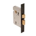 Windsor 57mm Black Mortice 3 Lever Locking System Lever