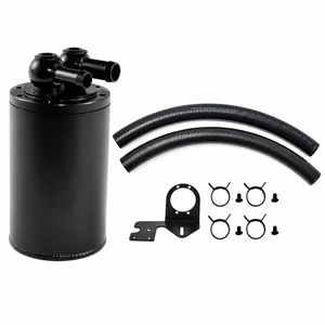 Triton MN 2.5L oil catch can-Turbo4x4 Billet Oil Catch Can Kit