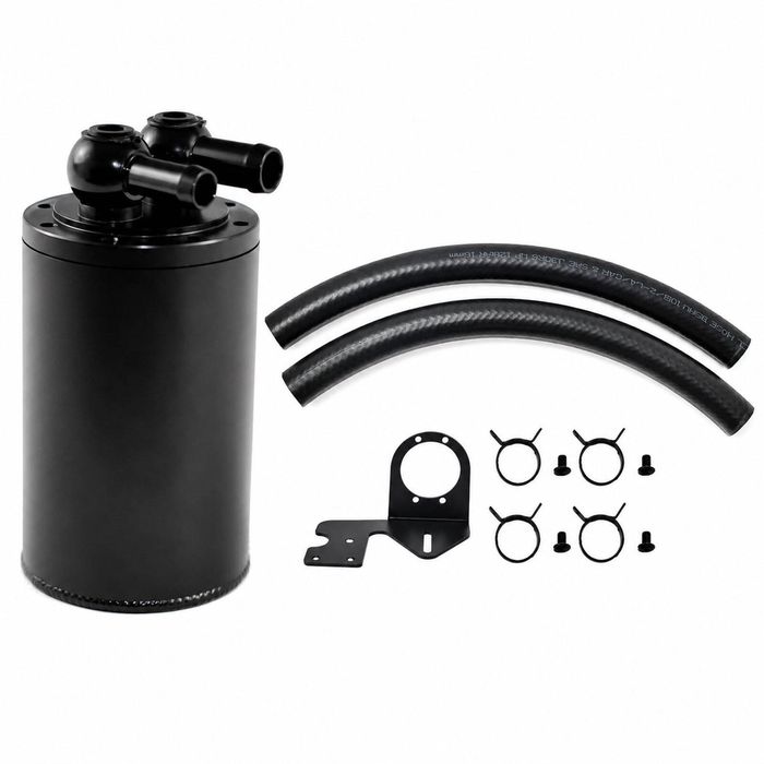 Triton MN 2.5L oil catch can-Turbo4x4 Billet Oil Catch Can Kit