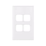 DETA X7 Grid Plate - 4 Gang