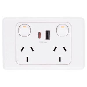 DETA 6000 Double Power Point With USB A+C