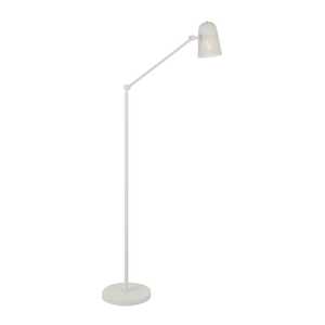 Telbix Cadena Modern Standing Floor Lamp Light Metal White Sand