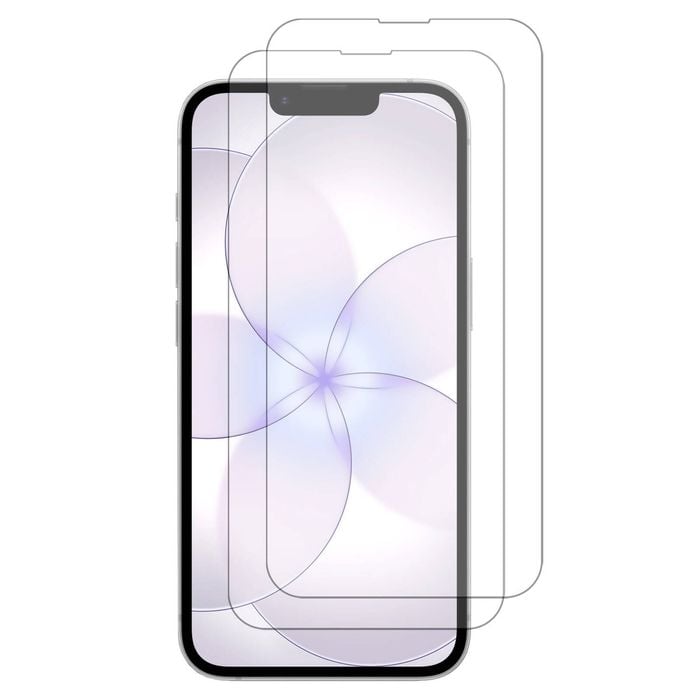 2 Pack Mezon Apple Iphone 17e (6.1") Clear Tempered Glass Screen Protectors
