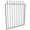 ProtectorAl 975 x 1200mm Palladium Silver Aluminium Loop And Spear Top Pool Gate