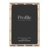 Profile Bamboo Rose Gold 4x6 Metal Photo Frame