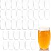 Rowdy Crowd Beer Schooners Bulk Party 126 Pack 425ml - Nucleated - Unbreakable Tritan Plastic Dishwasher Safe