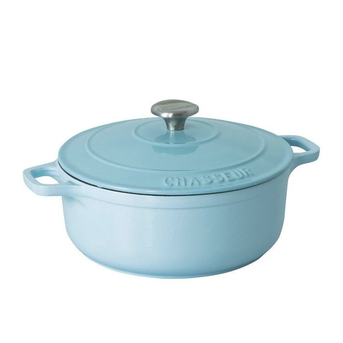 Chasseur Round French Oven 28cm - 6.3L Duck Egg Blue