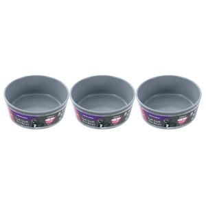 3PK Paws & Claws 14.5cm/500ml Tuff Stuff Pet Bowl Medium - Grey