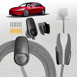 Charger Holder for NEW Tesla Model 3 Highland 2023-Onwards Charging Cable Organizer Wall Mount