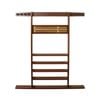 Formula Sports Combi Billard Pool Cue Wall Rack Walnut 105cm