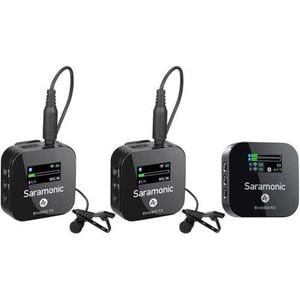 Saramonic Blink900 B2 2.4GHz Dual-Channel Wireless Lavalier Microphone System Black