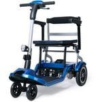 EQUIPMED Ultra-Lightweight Folding Electric Mobility Scooter, 19kg with Battery Removed, 120kg Capacity, Long Range, Brushless M