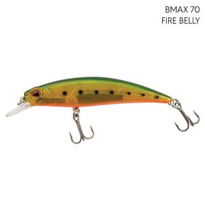 Black Magic BMAX 70mm Hard Body Fishing Lure Fire Belly