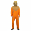 More Than Party Adult Pumpkin Scarecrow Halloween Costume Jumpsuit Hood L/XL