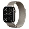 Apple Watch Series 11 GPS + Cellular 46mm Natural Titanium Case w/ Natural Milanese Loop (S/M)