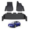 AUSGO Car Floor Mats for Tesla Model Y 2022-2025 All-Weather Floor Liners