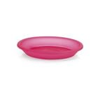 EDEN Transparent Red Round Saucer - Transparent Red