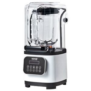 VEVOR 28x24x50.5cm Commercial Countertop Blenders White with 9 Speed & 5 Functions