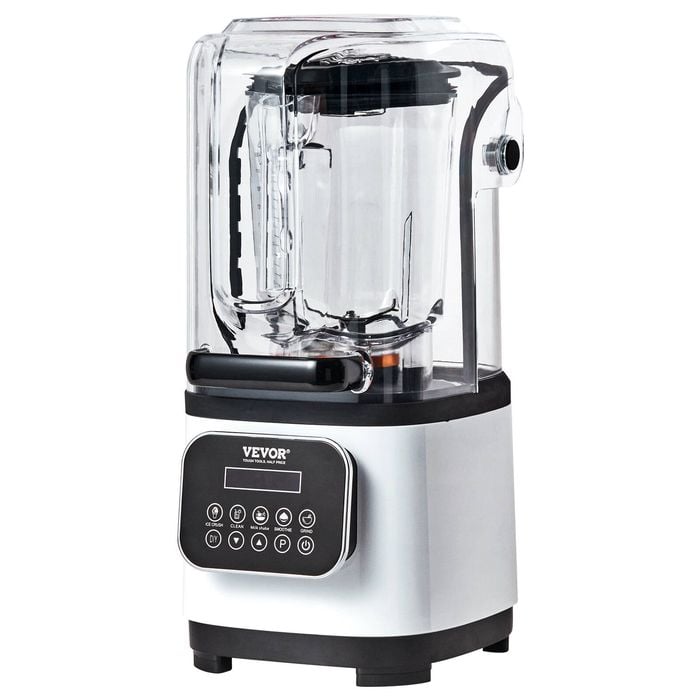 VEVOR 28x24x50.5cm Commercial Countertop Blenders White with 9 Speed & 5 Functions
