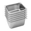 SOGA 6X 1/2 GN Pans Stainless Steel 20cm Deep