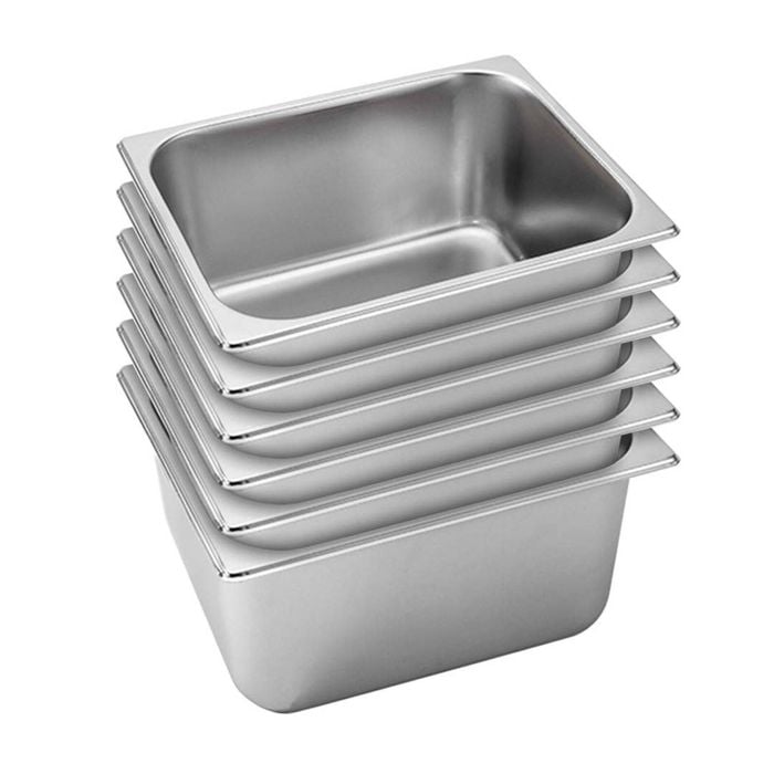 SOGA 6X 1/2 GN Pans Stainless Steel 20cm Deep