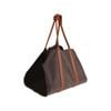 Jumbuck 98 x 45cm Brown Canvas Log Carrier Tote