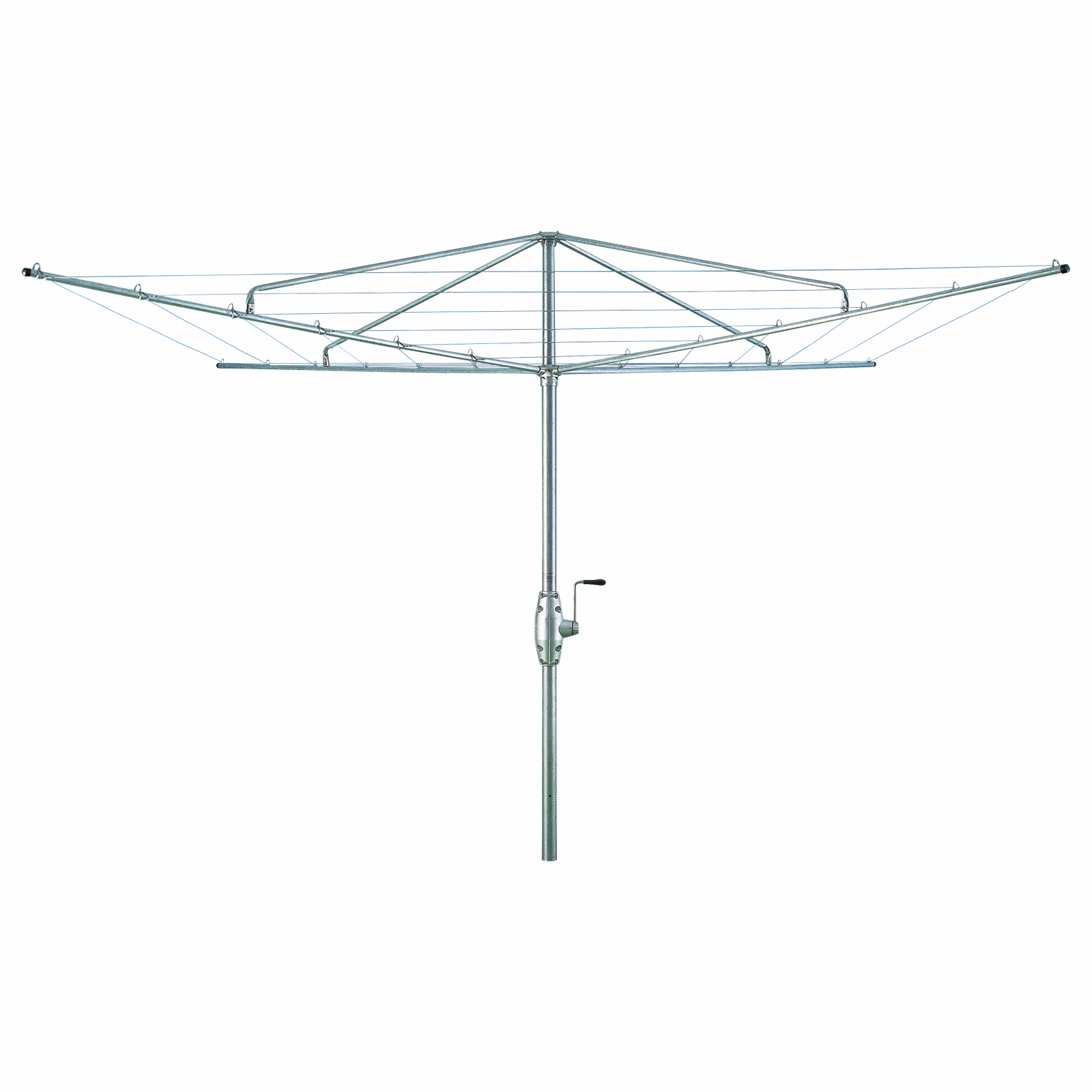 Hills Hoist 6 Line Rotary Clothesline in Monument 38m Line Space 3.2m Head thumbnail 2