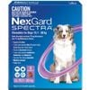 Nexgard Spectra Purple For Large Dogs  15.1-30kg  - 6 Pack