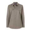 Citeco Size 8 Khaki Womens Long Sleeve Shirt