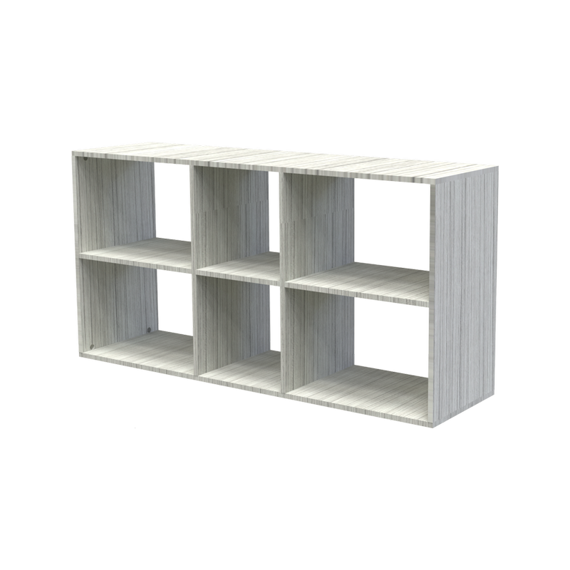 Lugna 716 x 1406 x 390mm Mist 2 x 3 Wide Storage Unit