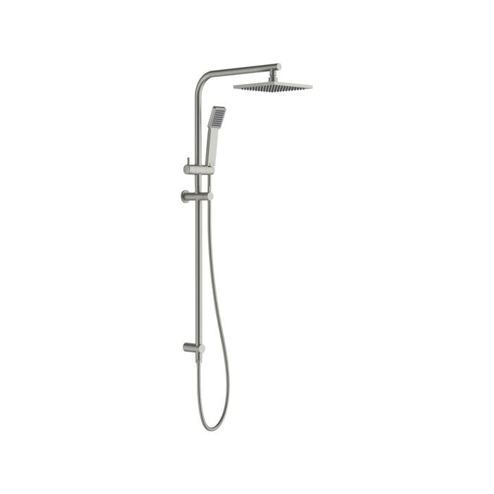 Gareth Ashton Brushed Nickel Arch Rain & Hand Shower Ensemble WELS 3 Star 8.5L/min