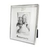 Gibson Gifts Boxed Photo Frame 25th Anniversary 4x6 White Silver Mdf