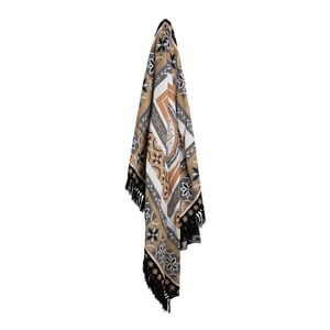 J Elliot Home Kasbah Luxury Fringe Throw 130 x 160cm Black
