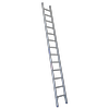 Indalex 4.3m 180kg Pro Series Industrial Aluminium Single Ladder