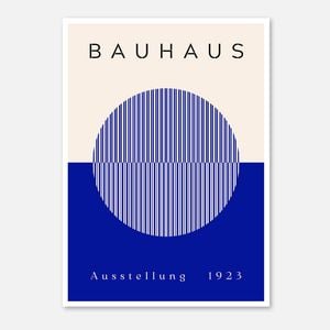 Galrie Bauhaus 1923 Exhibition Poster Iconic Geometric Art Print, Poster Only, A1 60 x 84cm (23 x 33inch)