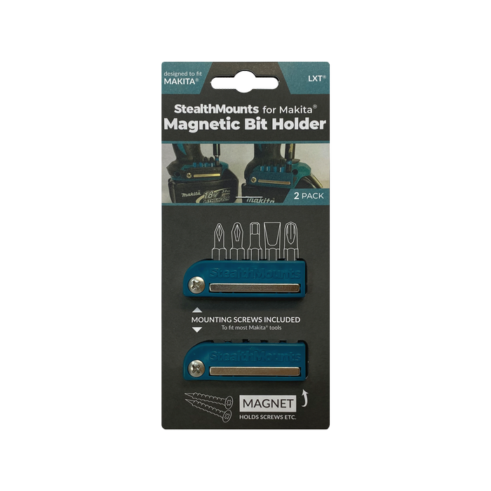 StealthMounts Blue Bit Holders - 2 Packs