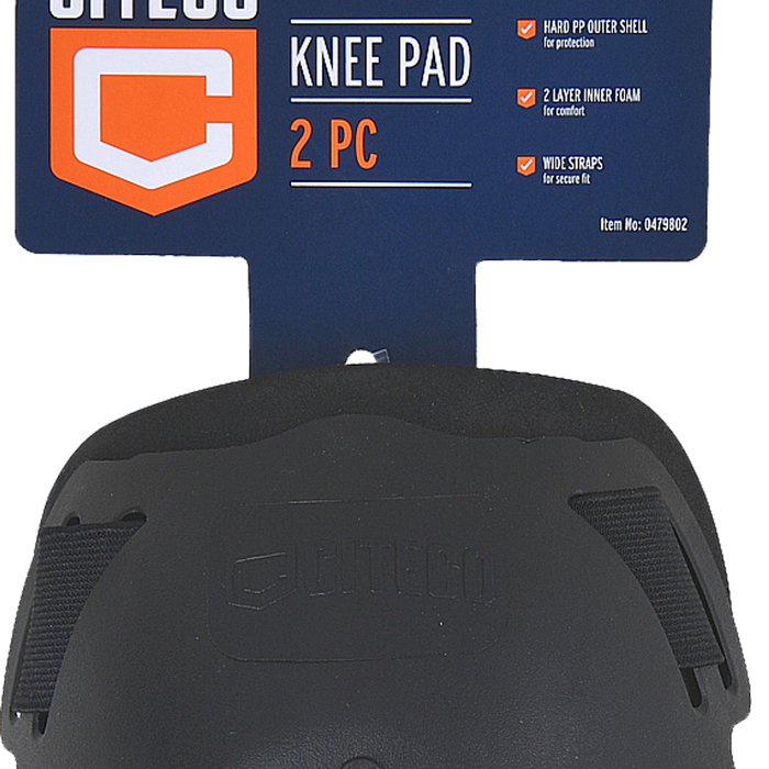 Citeco Hardshell Knee Pads - 2 Pack