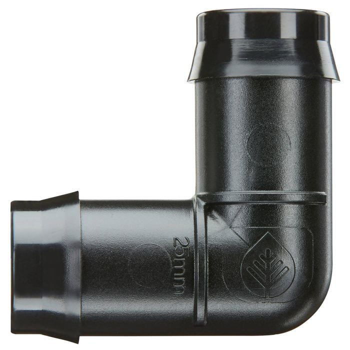 Pope 25mm Single Poly Barbed Elbow