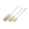 3pc Cuisena Rubber Spatula Cooking/Baking Set - White