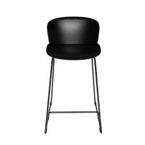 Sk Designer Living | Byron Mid Back Stool - Black