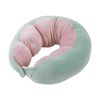 Catzon Adjustable Travel Pillow Extra-Soft Neck Support Cushion-Green