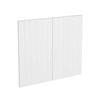 Kaboodle 600mm Macaroon V-Groove Medium Rangehood Doors - 2 Pack
